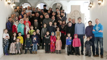 Поздравление сотрудников и участников проектов Патриаршего центра епископу Солнечногорскому Алексию