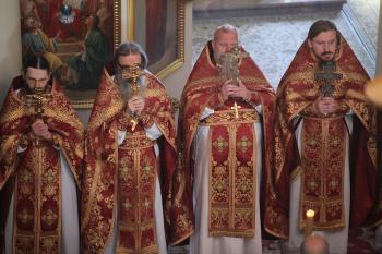 Праздник Воздвижения Креста Господня торжественно отпраздновали в Даниловом монастыре